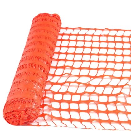 orange construction net